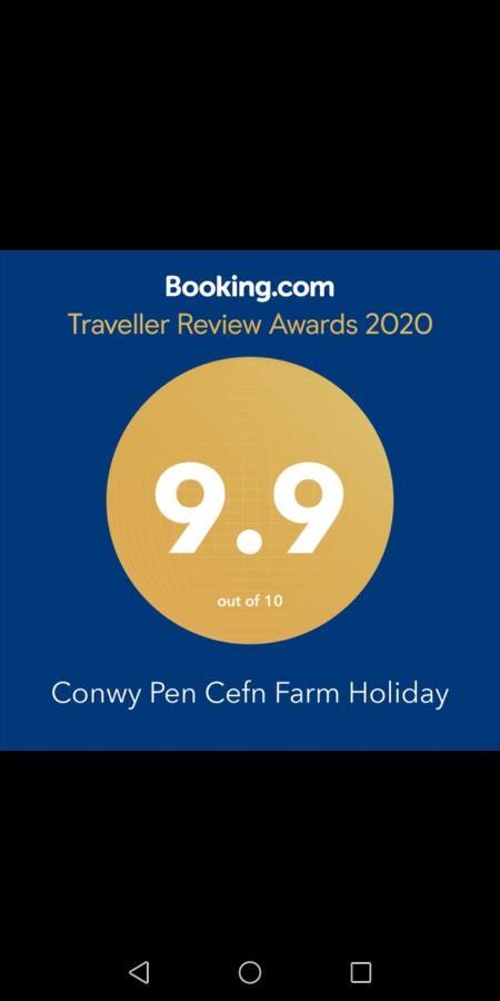Conwy Pen Cefn Farm Holiday 阿贝尔格莱 外观 照片
